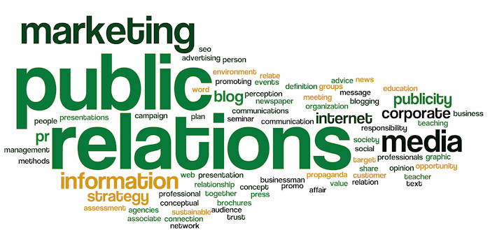 public relations word cloud